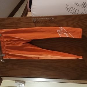 NIKE GIRL'S TIGHT FIT LOGO LEGGING: PEACH: NWT: SZ M